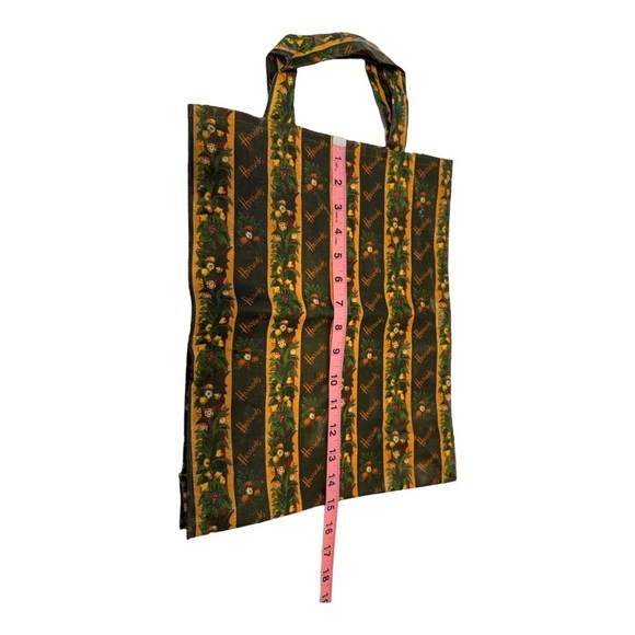 Harrods Vintage PVC Coated Tote Bag - Picture 7 of 11